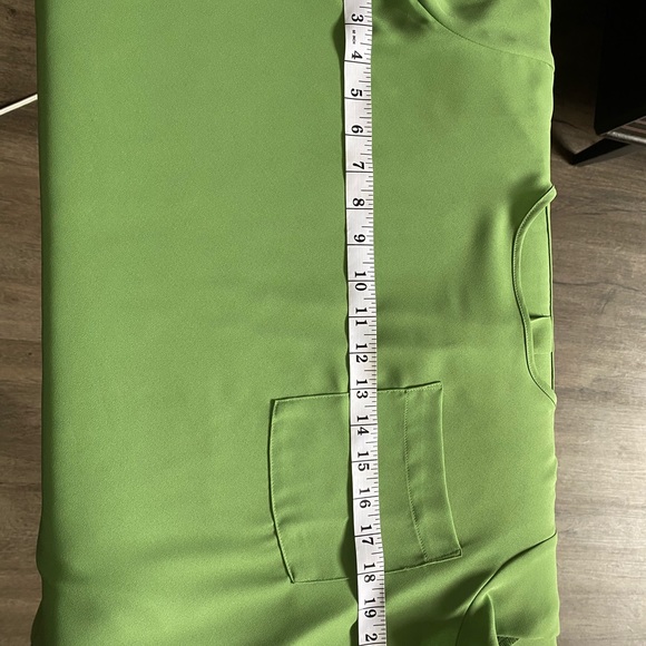 NWOT Light green short sleeve blouse - Picture 5 of 6